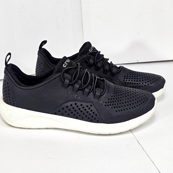 Crocs Junior J5 Men's Black Sneakers - Picture 6 of 9